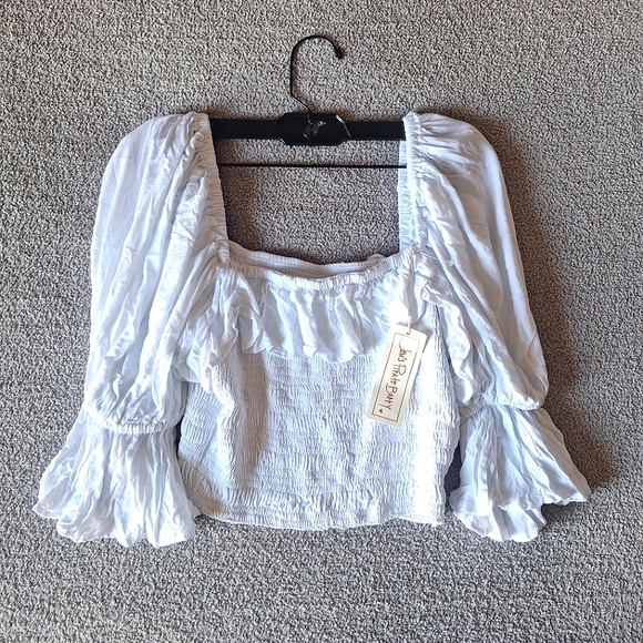 NWT- Jen's Pirate Booty × Free People Bethany Blouse - Picture 2 of 8